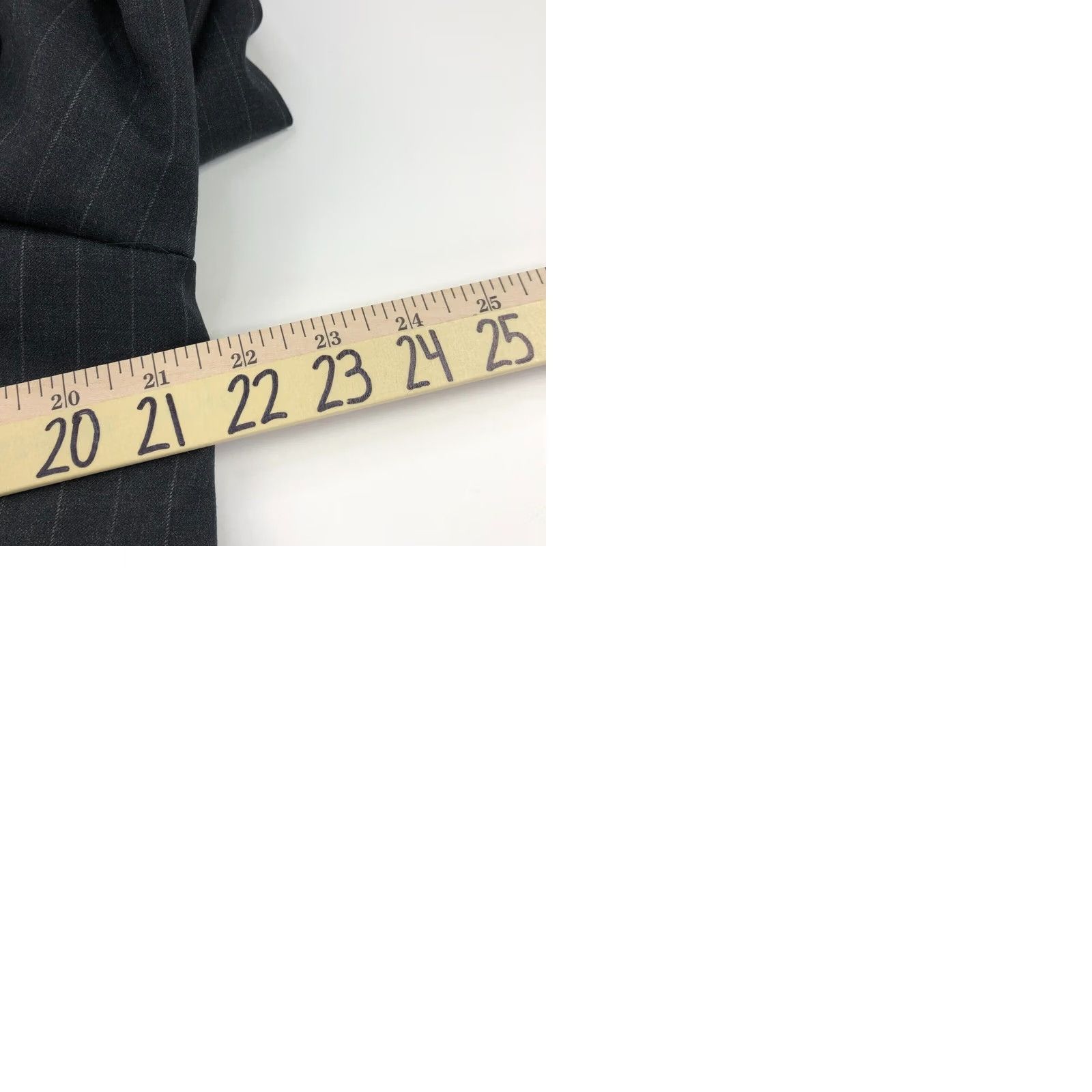 Hart Schaffner Marx Hart Schaffner Marx 100% Wool Two Button Sport Suit Coat Jacket Dark Gray Coat Men 43 Regular Notch Lapel Wool Suit Jacket Size 46R - 11 Thumbnail