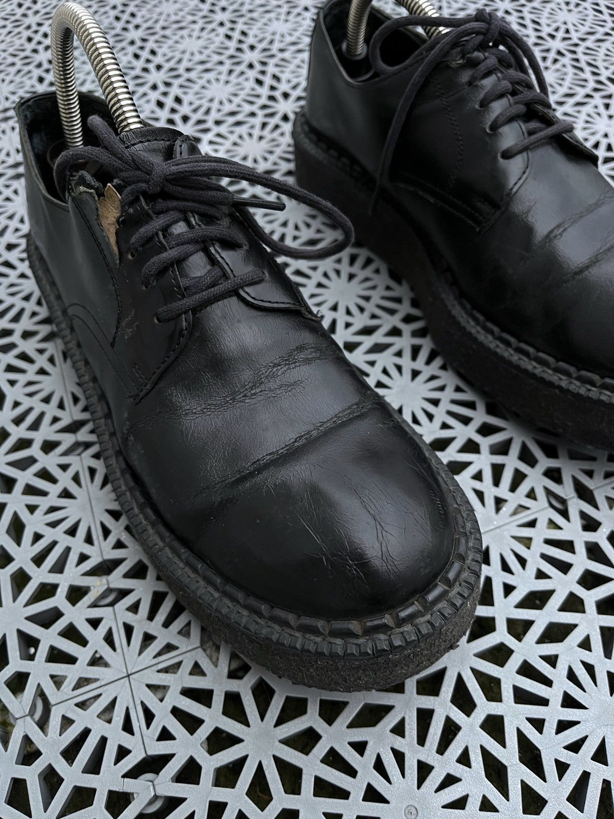 CDG by Comme des Garcons × Comme des Garcons × Comme des Garcons Homme Plus Vintage COMME DES GARCONS Leather Boots Size US 7 / EU 40 - 3 Thumbnail