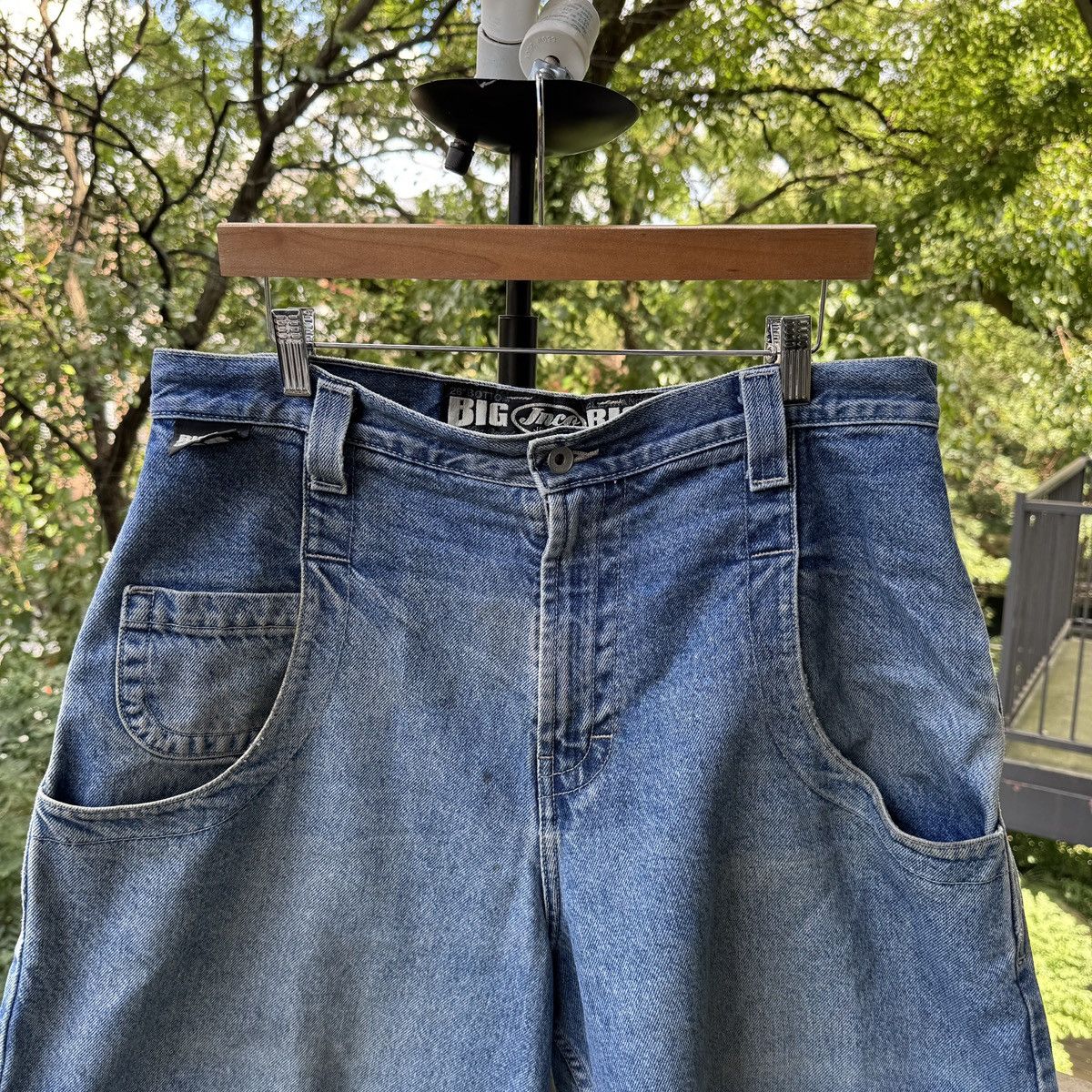 JNCO 90s JNCO Big Rig Shorts Thrashed Faded ERD Skater Grunge Size US 36 / EU 52 - 9 Thumbnail