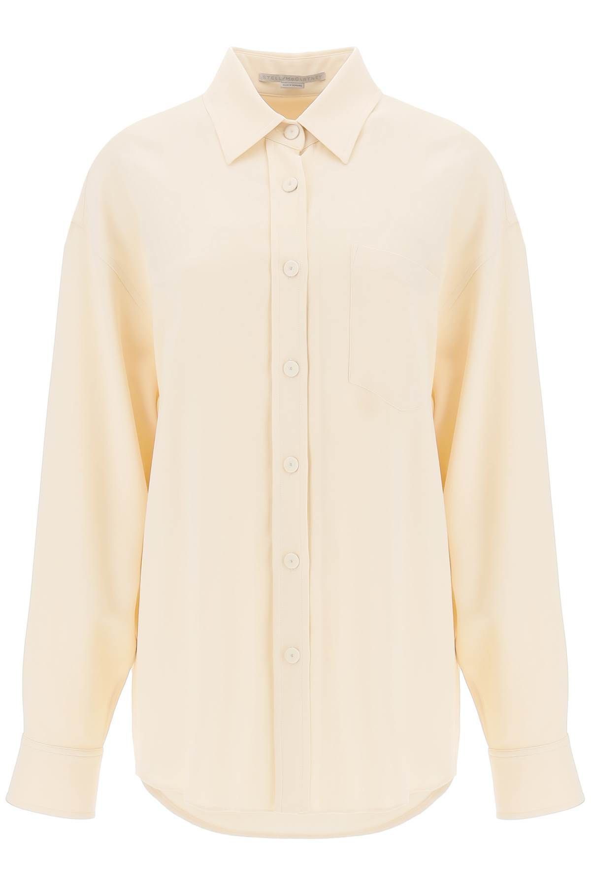 Stella McCartney Stella Mccartney Oversized Shirt In Crepe Jersey Label Sz 44 Size M / US 6-8 / IT 42-44 - 1 Thumbnail