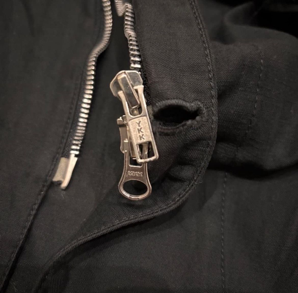 CABANE de ZUCCa × Issey Miyake × Japanese Brand Cabane De Zucca Layer Jacket Hoodie Size US L / EU 52-54 / 3 - 4 Thumbnail