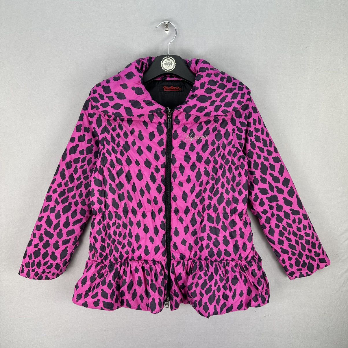 Hysteric Glamour Hysteric Glamour Mini Puffer Leopard Black Pink Jacket Size XS / US 0-2 / IT 36-38 - 2 Thumbnail