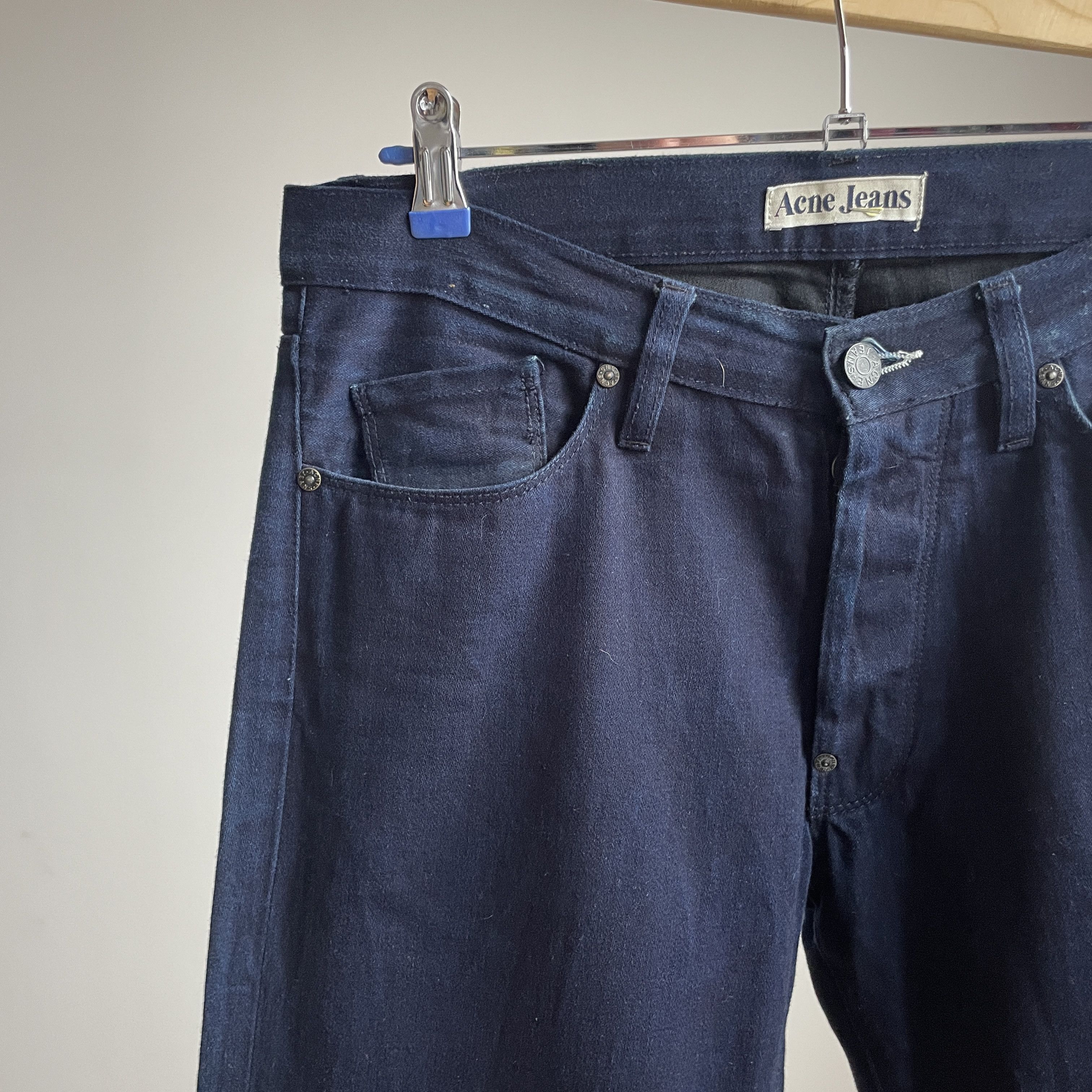 Acne Studios Acne Studios Moc Blue Sateen Vintage Jeans Size 30x34 Size US 30 / EU 46 - 6 Thumbnail