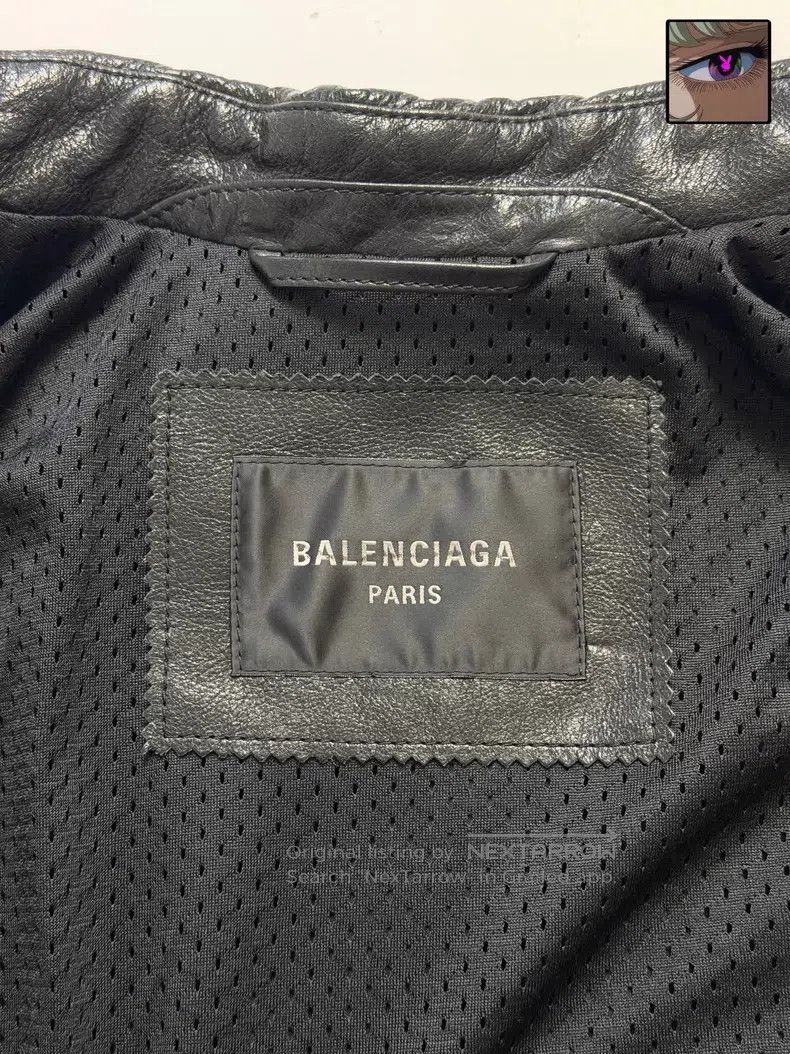 Balenciaga Balenciaga Extra-large silhouette biker leather jacket Size US M / EU 48-50 / 2 - 3 Thumbnail