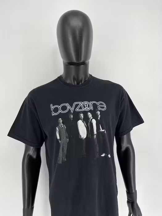 Band Tees × Vintage Vintage Y2K Boyzone T-Shirt Live By Request Tour Tee Size US L / EU 52-54 / 3 - 8 Thumbnail