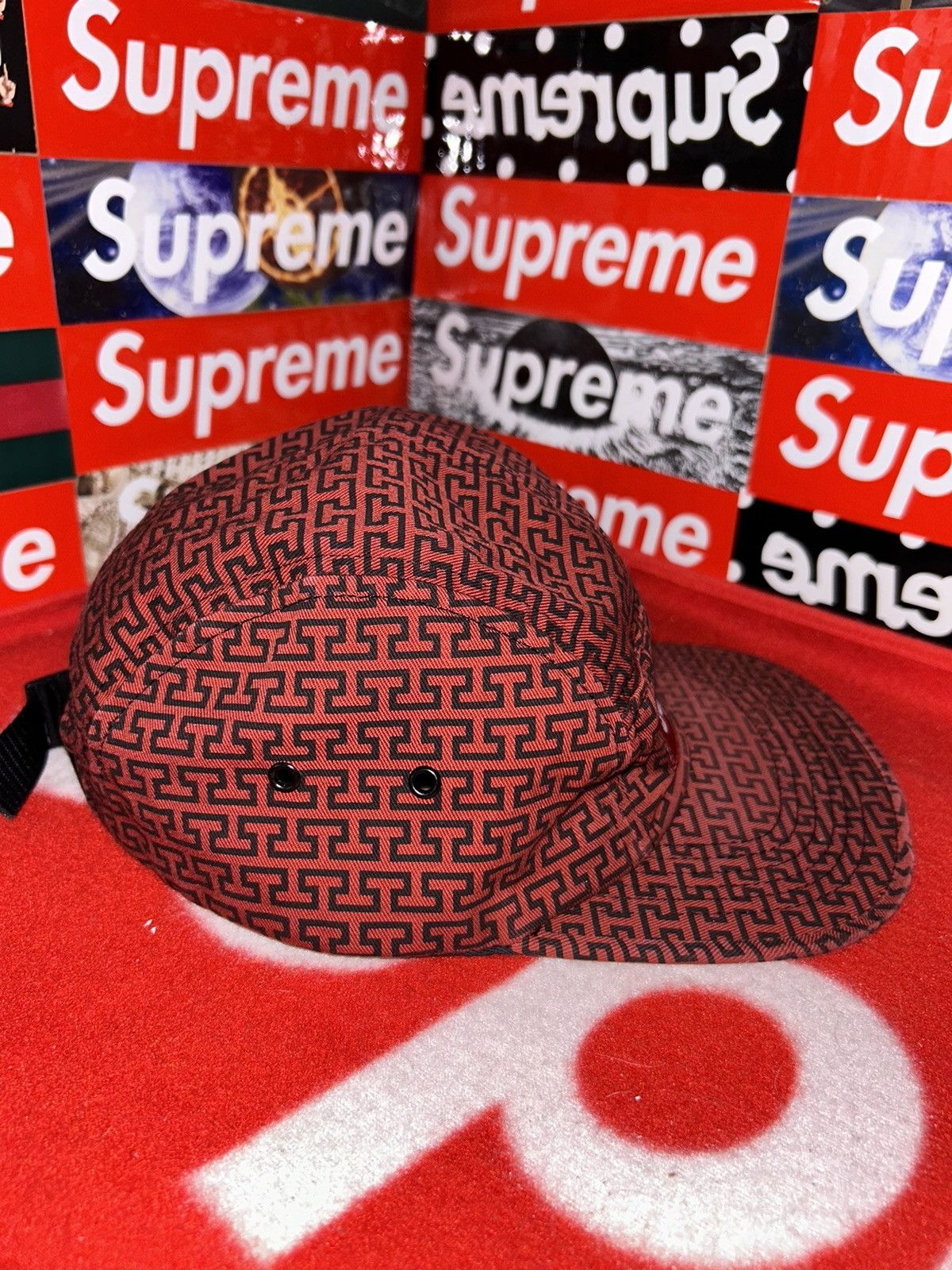 Supreme Supreme Motif Camp Cap FW12 RARE HAT Size ONE SIZE - 2 Thumbnail