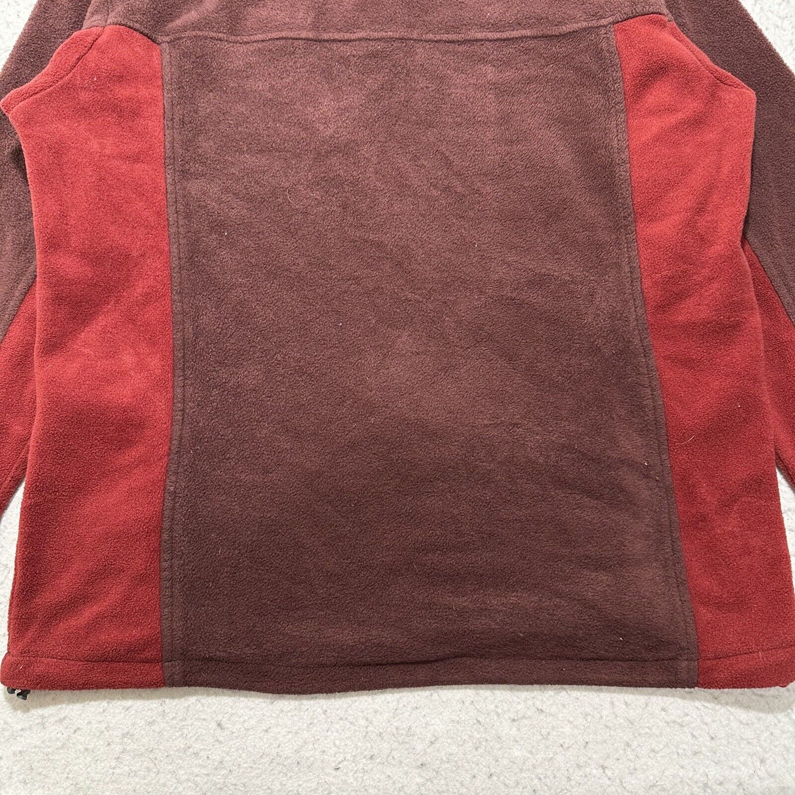Columbia Columbia Large Fleece Sweatshirt High Neck Maroon Pockets Size US L / EU 52-54 / 3 - 12 Thumbnail