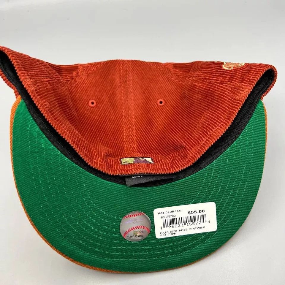 New Era Minnesota Twins Hat Men 7 3/8 Corduroy Fitted Cap New Size ONE SIZE - 7 Thumbnail