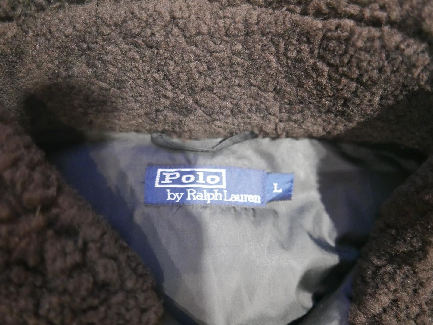 Polo Ralph Lauren Polo Ralph Lauren Jacket Bomber Puffer Shearling Black L Size US L / EU 52-54 / 3 - 3 Thumbnail
