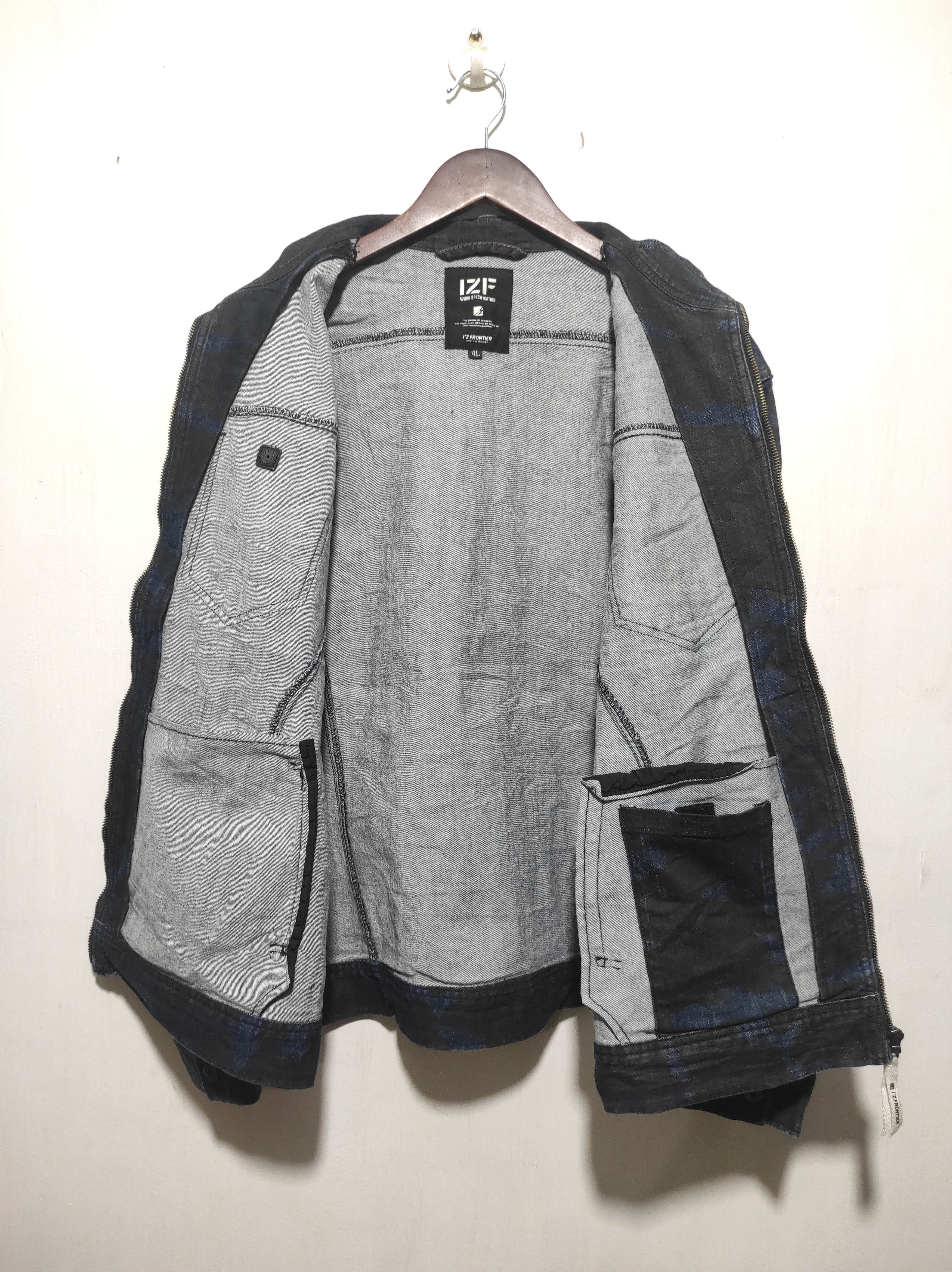 Japanese Brand Vintage Denim Camo Jacket Multi Pocket by I'Z Frontier Size US L / EU 52-54 / 3 - 11 Thumbnail