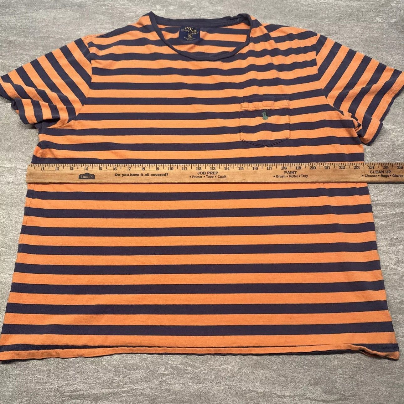 Polo Ralph Lauren Polo Ralph Lauren Striped Skate Short Sleeve Pocket Shirt Size US XL / EU 56 / 4 - 5 Thumbnail