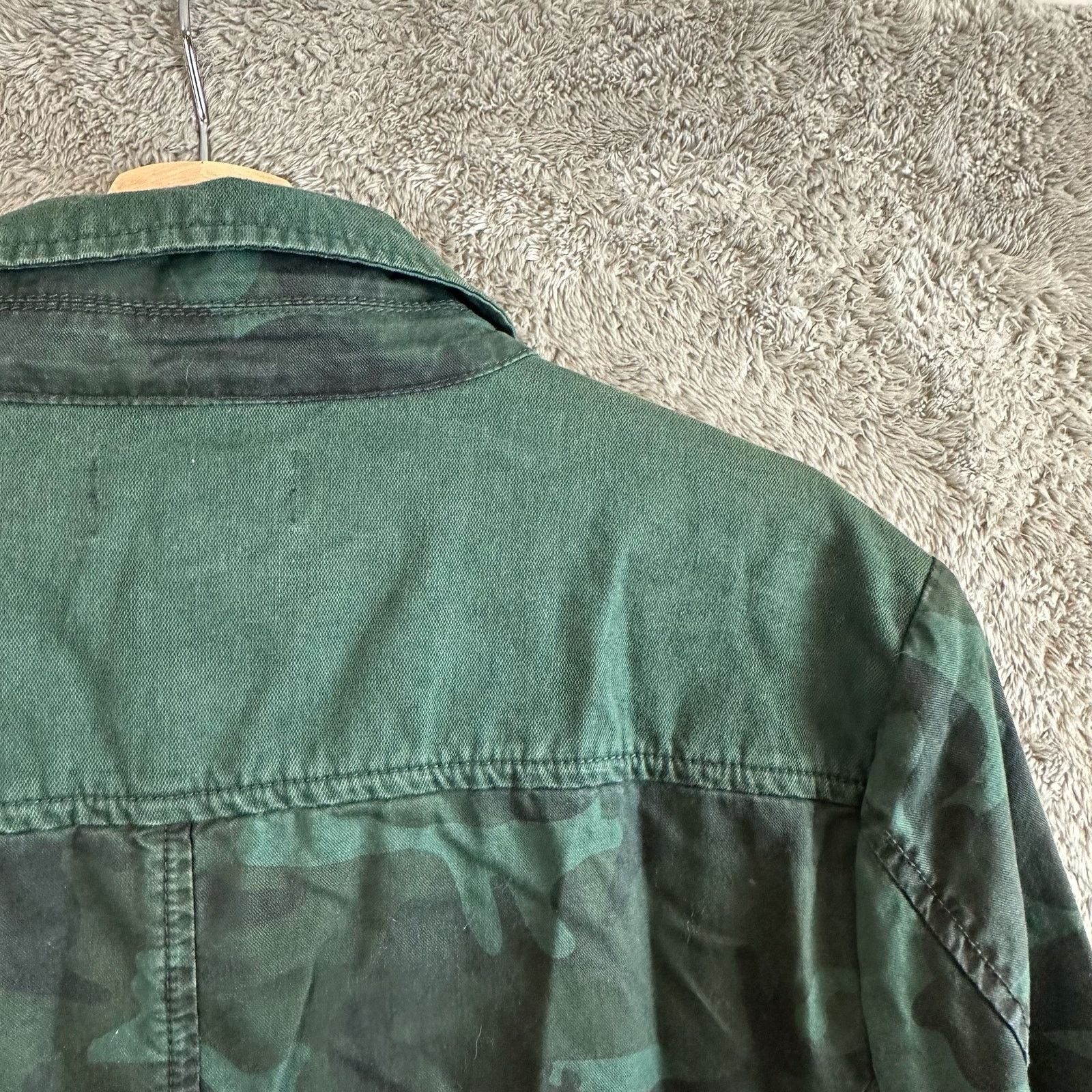 Brooklyn Industries Brooklyn Industries Green Camo Blazer Jacket L Large Cotton Size US L / EU 52-54 / 3 - 7 Thumbnail