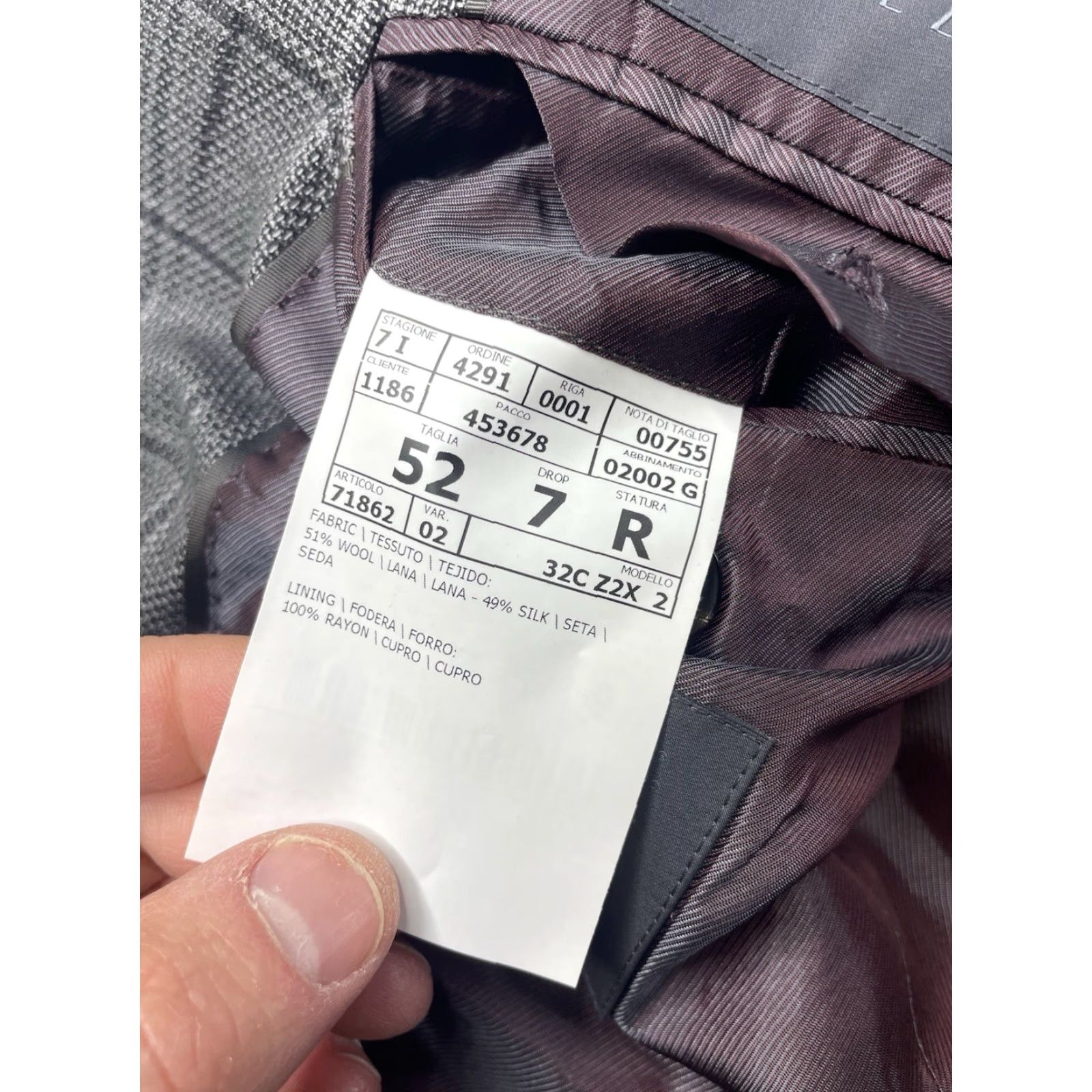 Pal Zileri **Pal Zileri Men's 42R Wool-Silk Double-Vented Plaid Jacket** User: Pal Zileri Men's 42R Wool-Silk Double-Vented Plaid Jacket Size US XS / EU 42 / 0 - 4 Thumbnail