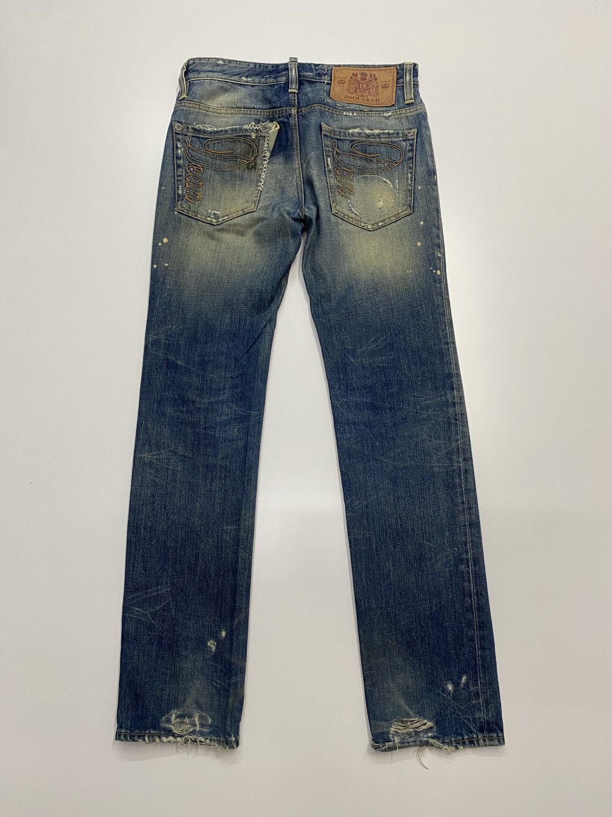 Dsquared2 Dsquared2 Distress Style Denim Jeans Made In Italy Size 32” Size US 32 / EU 48 - 7 Thumbnail