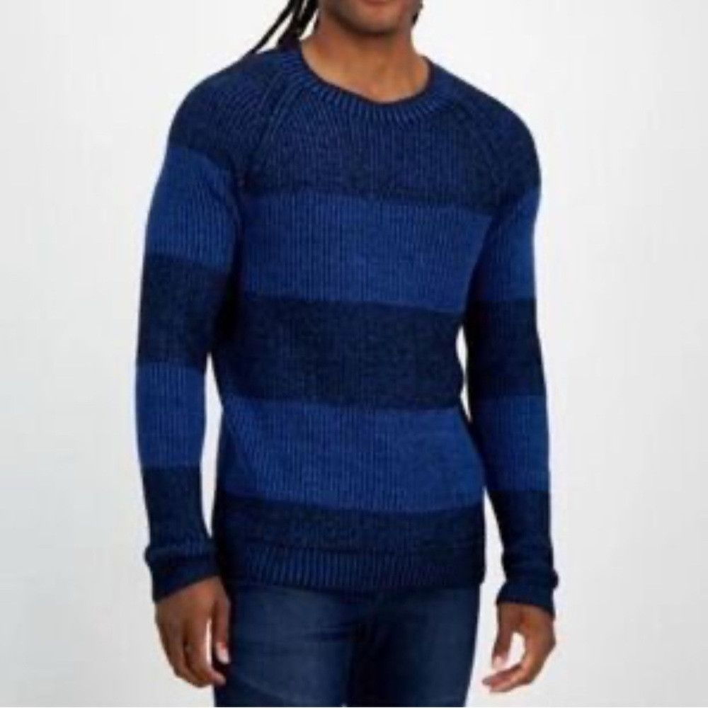 Other New INC International Concepts Crewneck Blue Sweater Size XL Size US XL / EU 56 / 4 - 1 Thumbnail