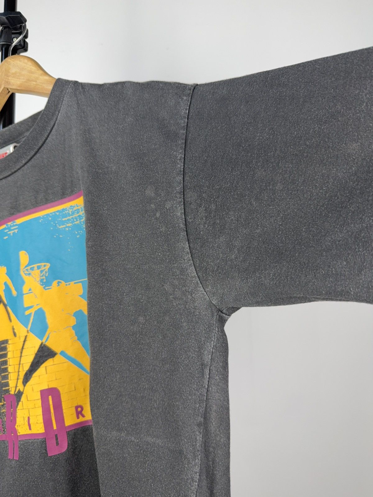 80s Nike Air Jordan 23 Big Logo Vintage Faded T shirt