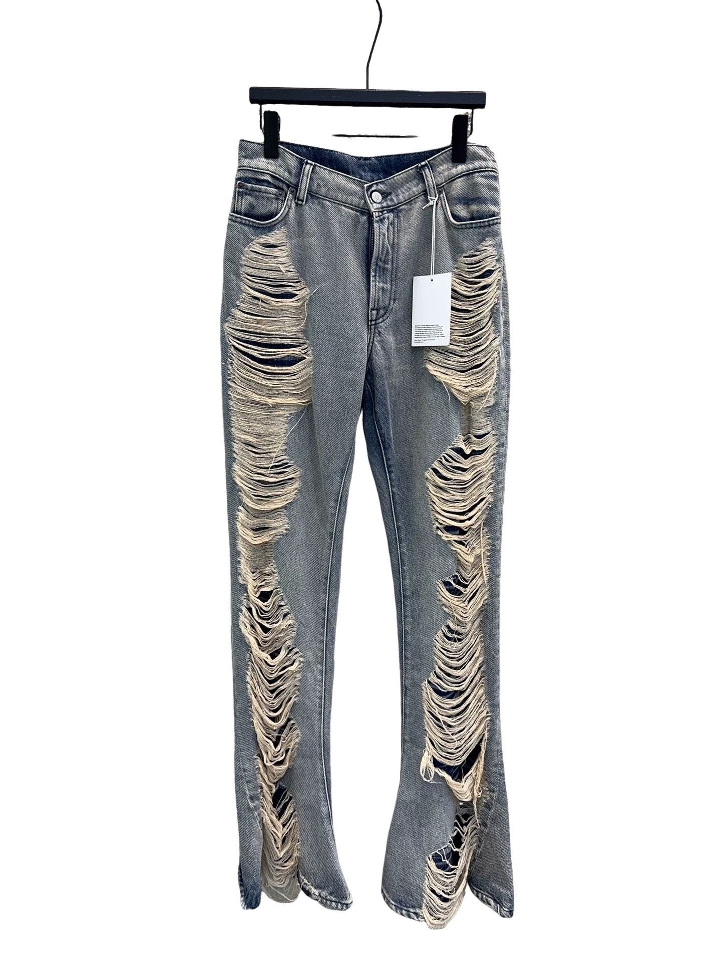 Acne Studios Acne Studios 2024F Distressed Jeans Size 38 Size 26" / US 2 / IT 38 - 1 Thumbnail