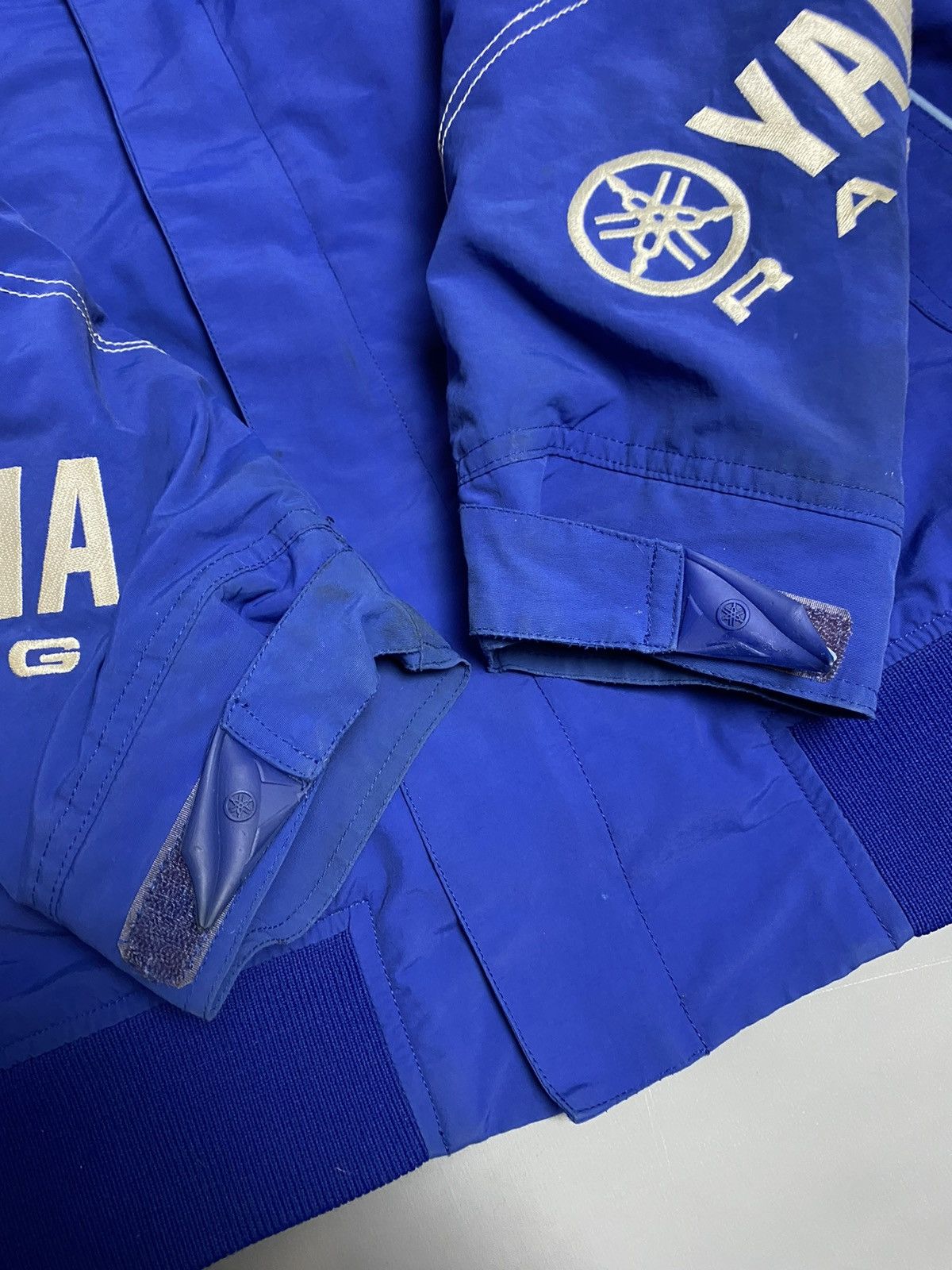 Yamaha VTG Yamaha Racing Padded Bomber Jacket Blue Moto Size Men XL Size US XL / EU 56 / 4 - 6 Thumbnail