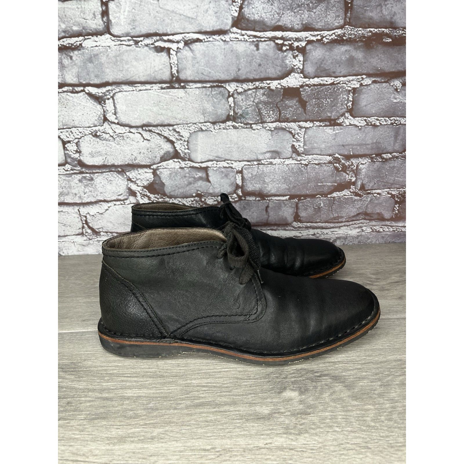 John Varvatos John Varvatos Portland Chukka Lace Up Shoes Black Soft Leath Size US 8 / EU 41 - 7 Thumbnail