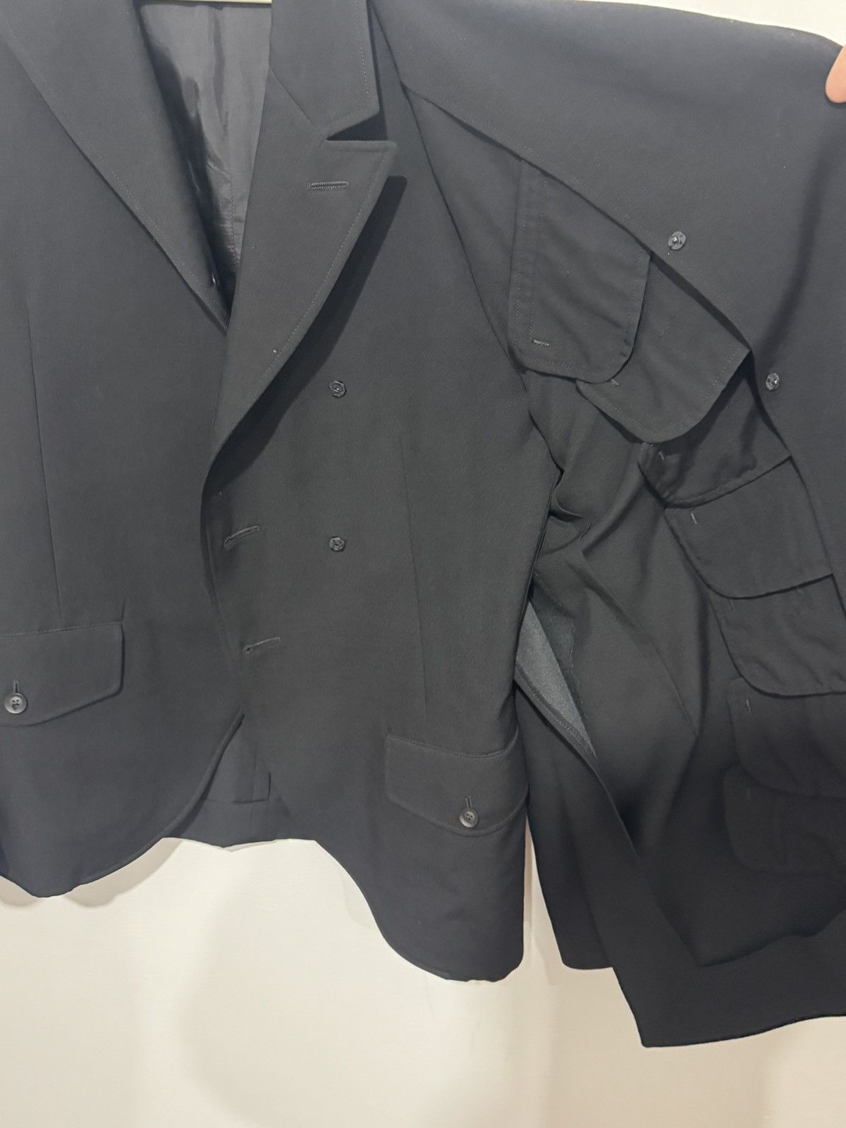 Yohji Yamamoto Yohji Yamamoto Pour Home 19SS Multi Pocket Blazer Size US M / EU 48-50 / 2 - 3 Thumbnail