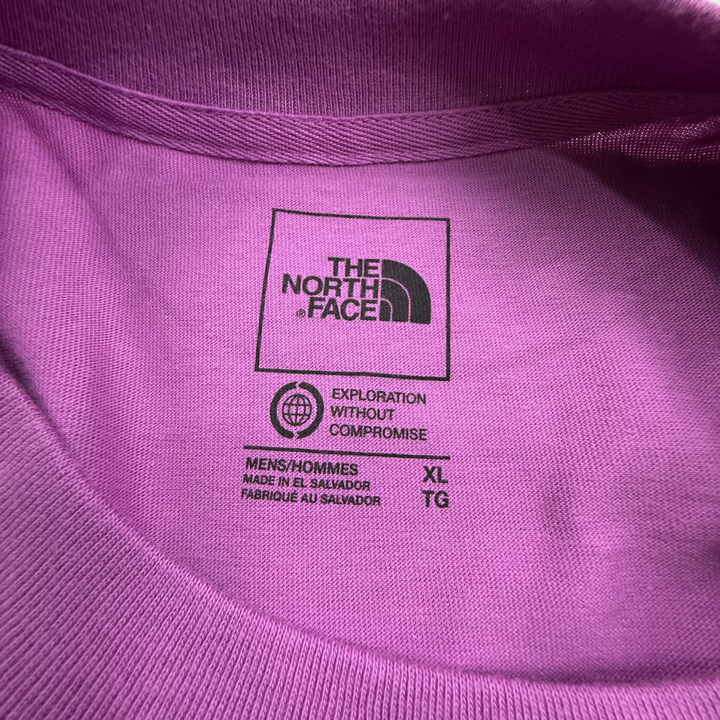 The North Face The North Face Mens Purple Short Sleeve Cotton Logo T-Shirt Size US XL / EU 56 / 4 - 4 Thumbnail