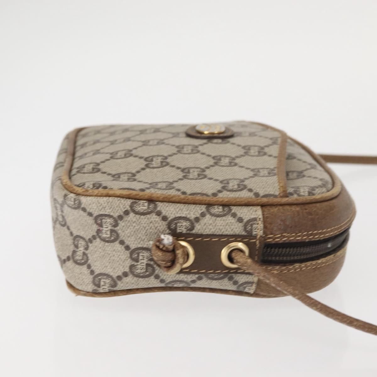 Gucci GUCCI GG Plus Supreme Shoulder Bag Pvc Leather Beige Gold Size ONE SIZE - 4 Thumbnail