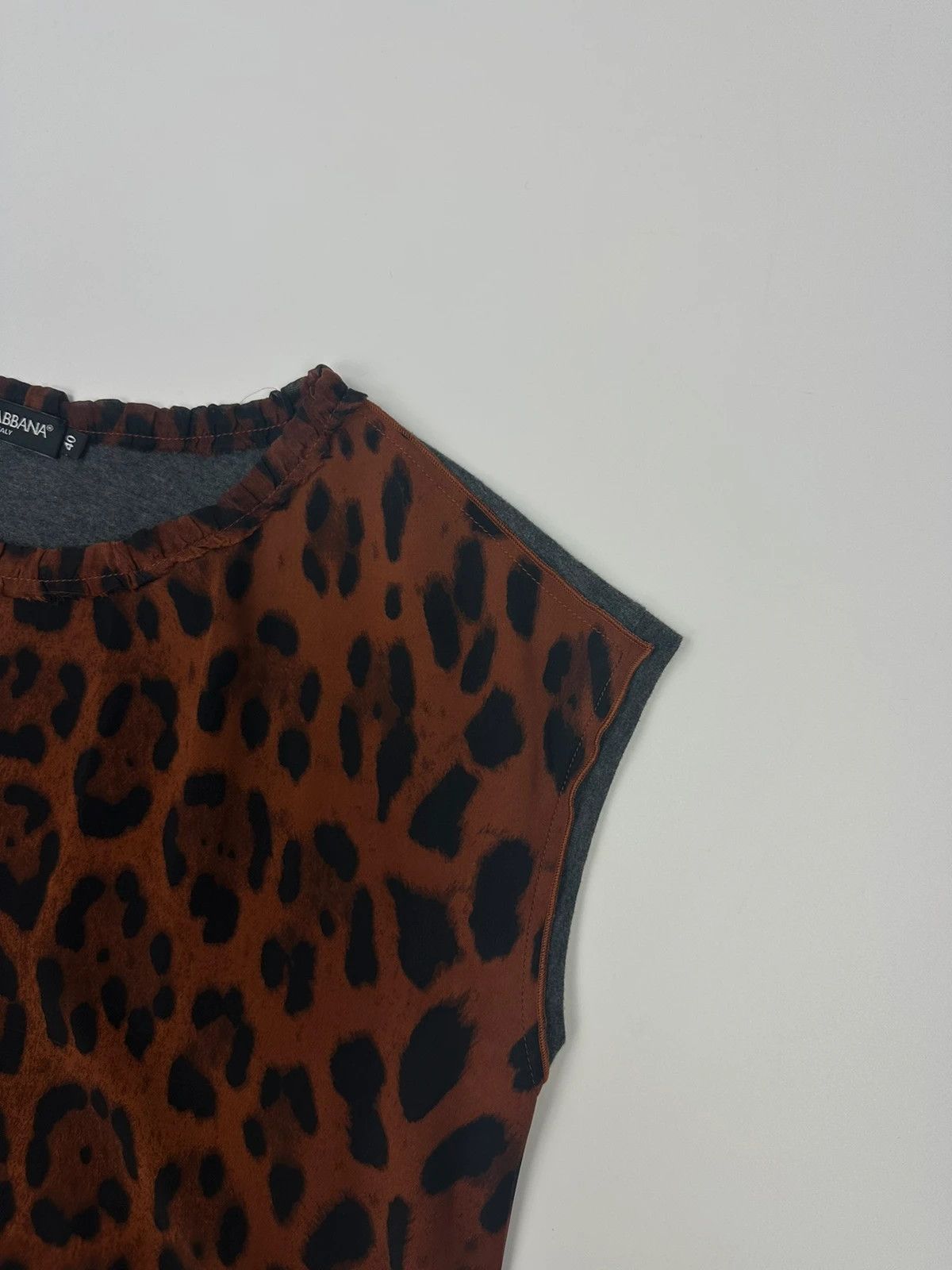 Dolce & Gabbana Dolce Gabbana 00’s Leopard Top Tank Top Silk Size M / US 6-8 / IT 42-44 - 3 Thumbnail