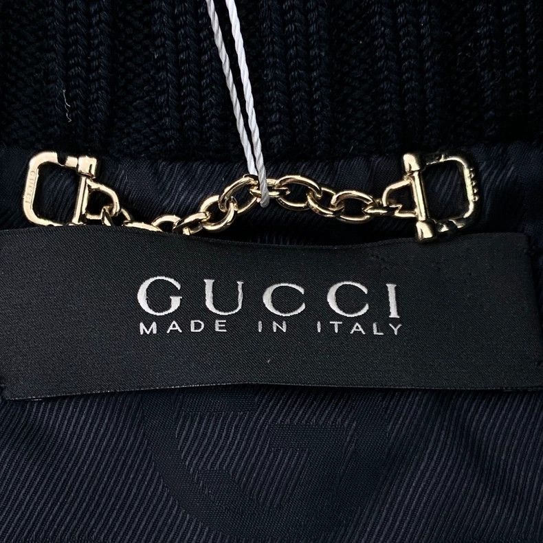 Gucci Gucci Size OS Green cotton single-breasted leather jacket s Size US XS / EU 42 / 0 - 5 Thumbnail