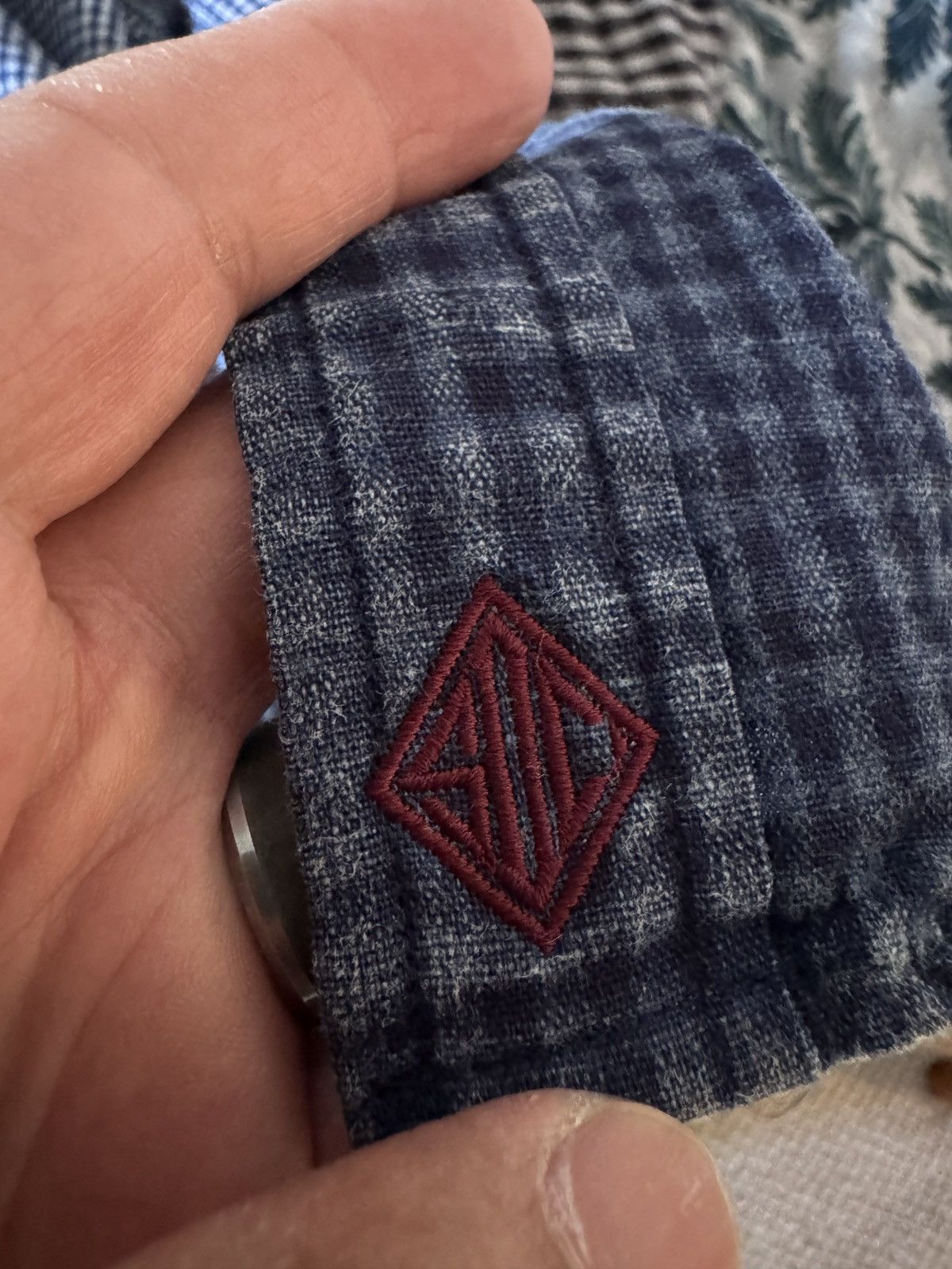 Stevenson Overall Co. Steven Overall Co. Indigo Checkered 3/4 shirt sz large Size US L / EU 52-54 / 3 - 5 Thumbnail