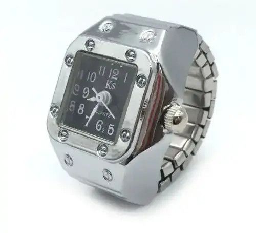 Jewelry × Ring Of Fire Finger Watch Adjustable Ring Size ONE SIZE - 1 Thumbnail