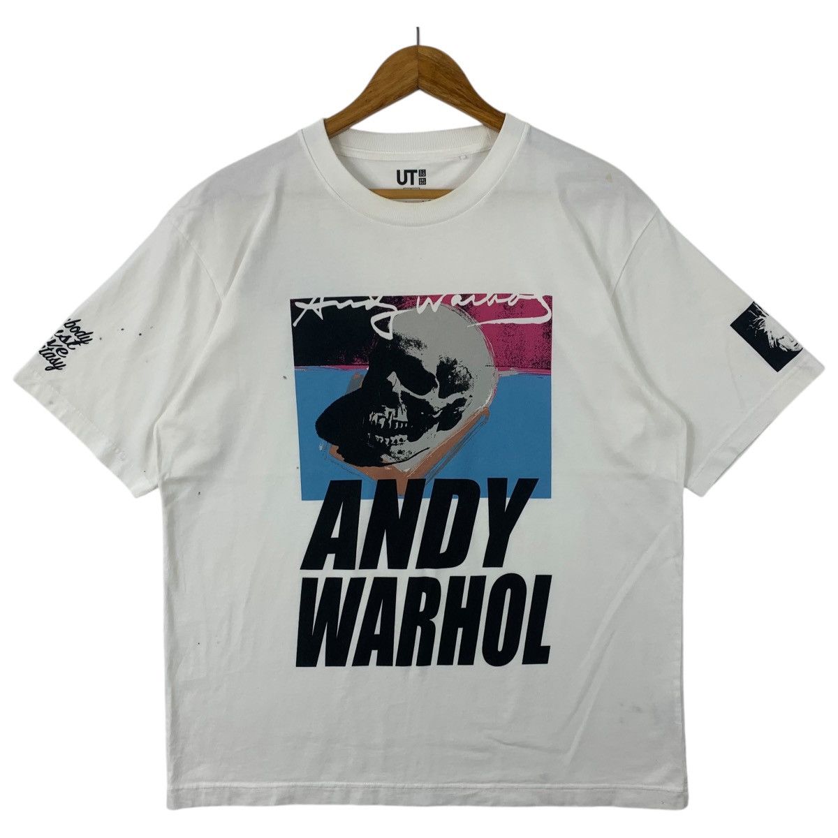 Andy Warhol × Japanese Brand ANDY WARHOL skull printed big pop art tee Size US L / EU 52-54 / 3 - 1 Thumbnail