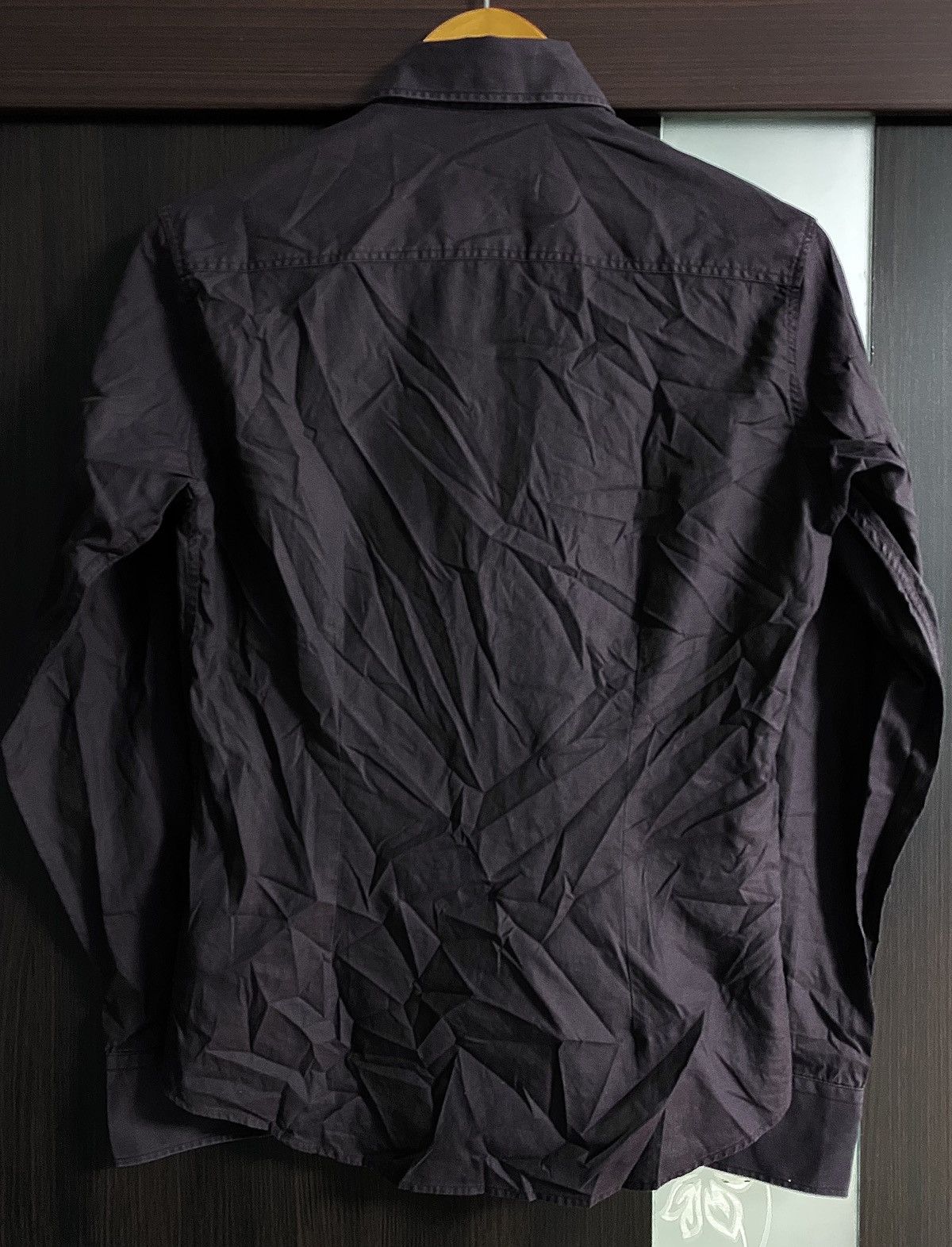 Acne Studios Unisex Acne Studios Brown Cotton Slim Casual Pocket Shirt Size US M / EU 48-50 / 2 - 4 Thumbnail