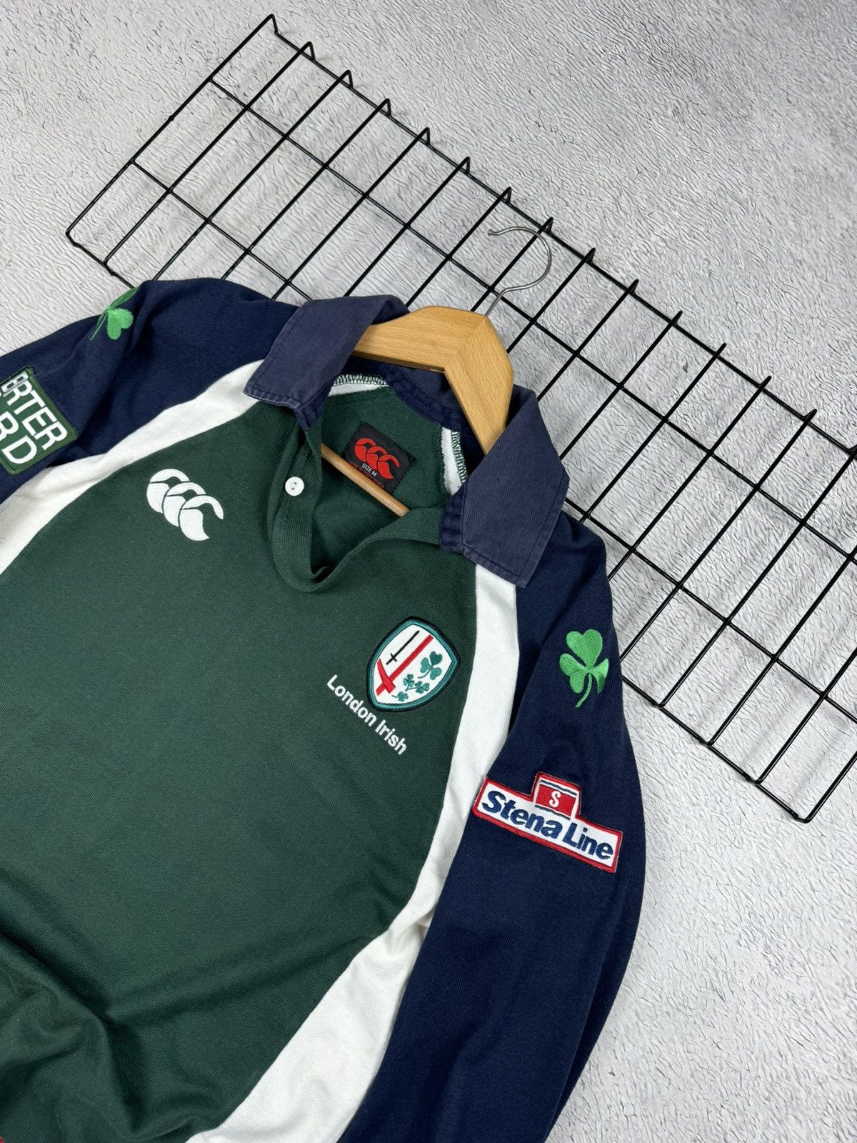 Canterbury of New Zealand × Vintage Vintage 2003 London Irish Union CanterburyRugby Jersey Size US M / EU 48-50 / 2 - 2 Thumbnail