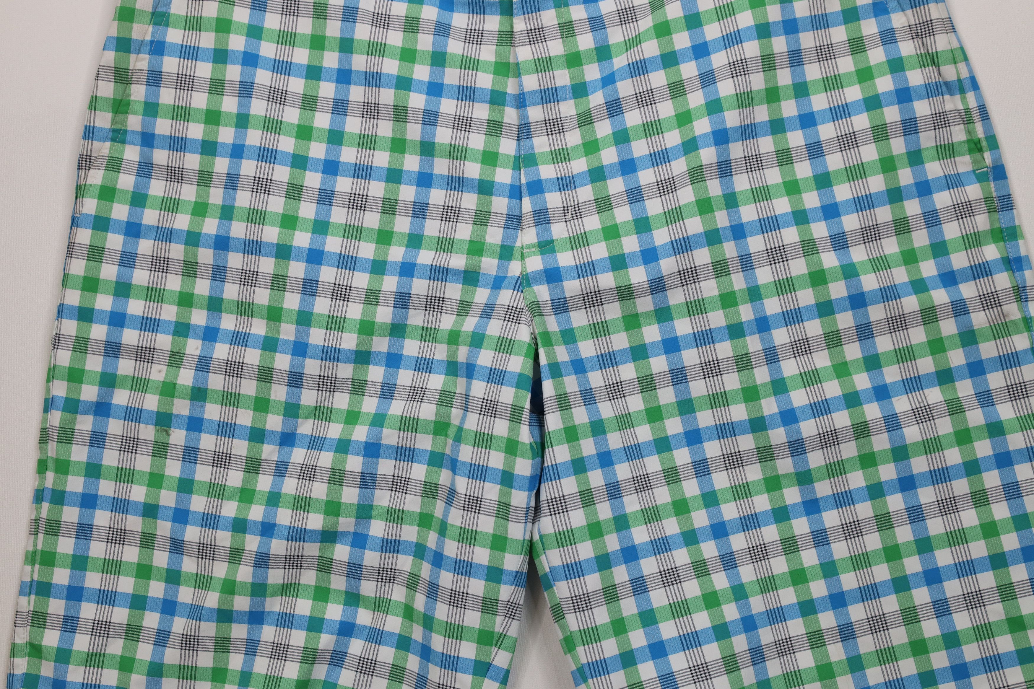 Nike Nike Golf Scott Mini Swoosh Golfing Chino Shorts Plaid Size US 36 / EU 52 - 3 Thumbnail