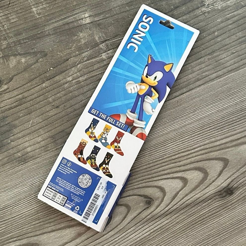 Other sonic the hedgehog half calve socks Size ONE SIZE - 3 Thumbnail
