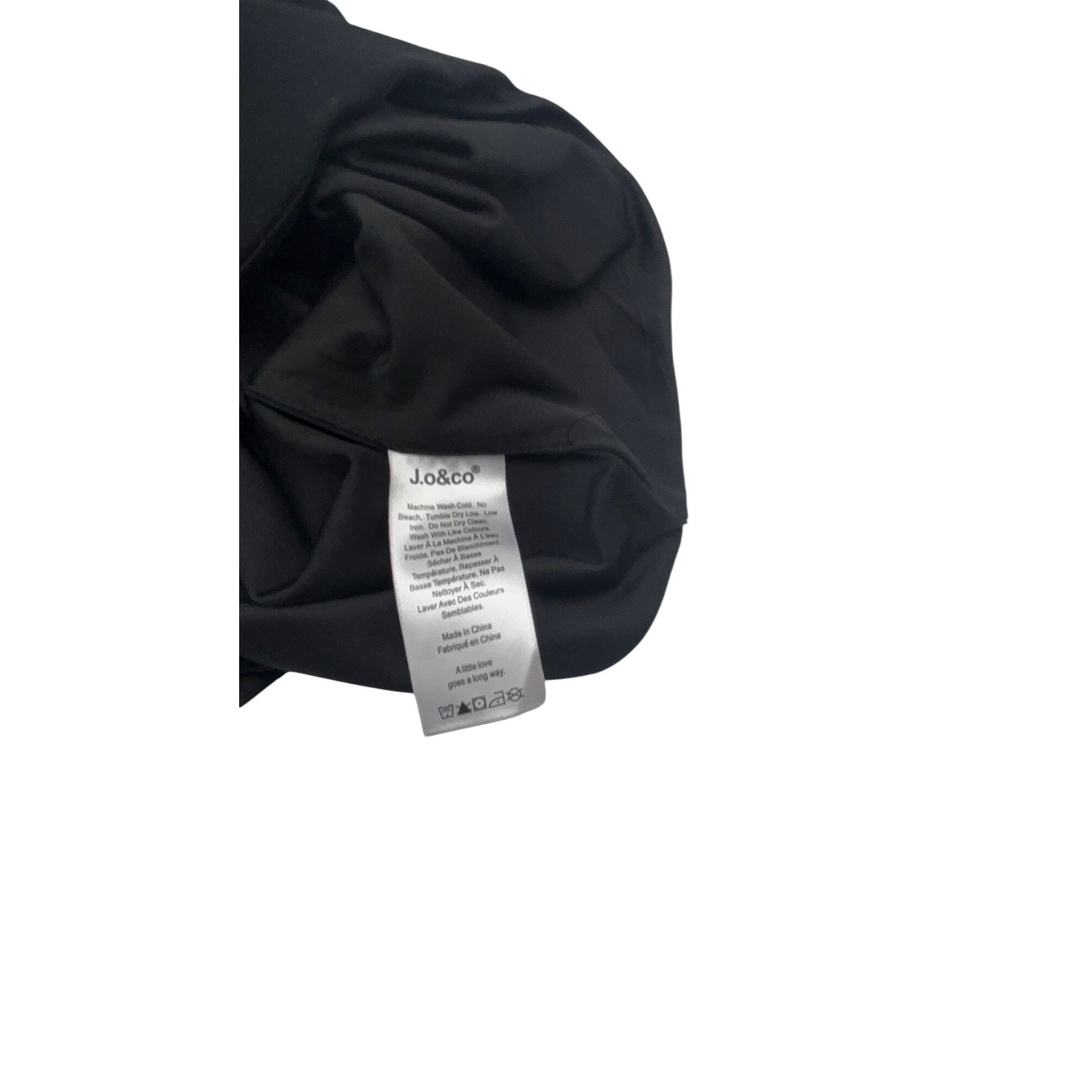 Other J.o&co Womens High Neck Compression Cropped Tank Top, Black, Size M / US 6-8 / IT 42-44 - 10 Thumbnail