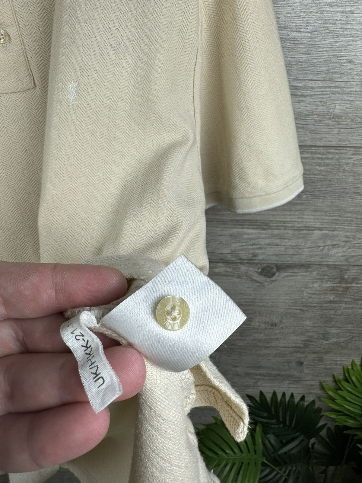 Designer × Vintage × Yves Saint Laurent Polo shirt Yves Saint Laurent XL Size YSL tee vintage Size US XL / EU 56 / 4 - 12 Thumbnail