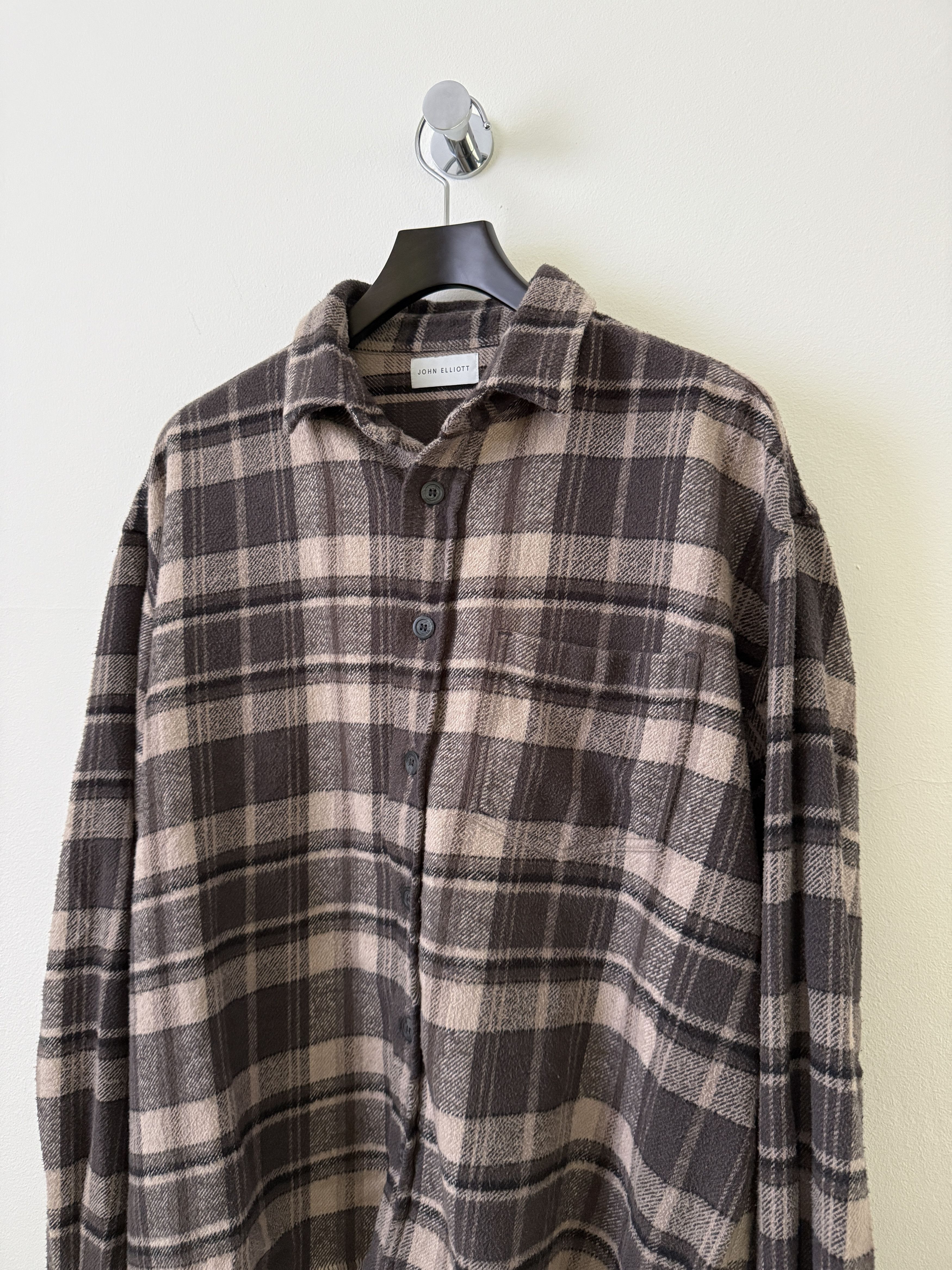 John Elliott Hemi Oversized Flannel Shirt / Lagoon Check Size US M / EU 48-50 / 2 - 8 Thumbnail
