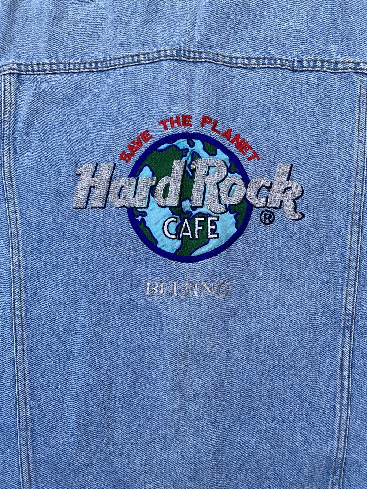 Hard Rock Cafe Vintage Hardrock Cafe Beijing Denim Jacket Size US XL / EU 56 / 4 - 6 Thumbnail