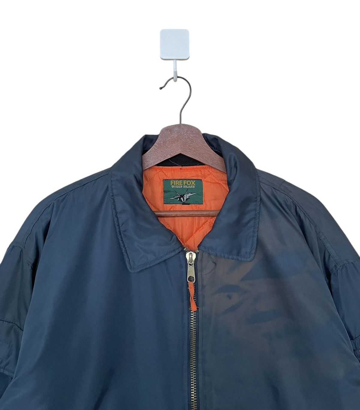 Vintage Vintage Fire Fox Military Bomber Jacket 1990s Size US XL / EU 56 / 4 - 3 Thumbnail