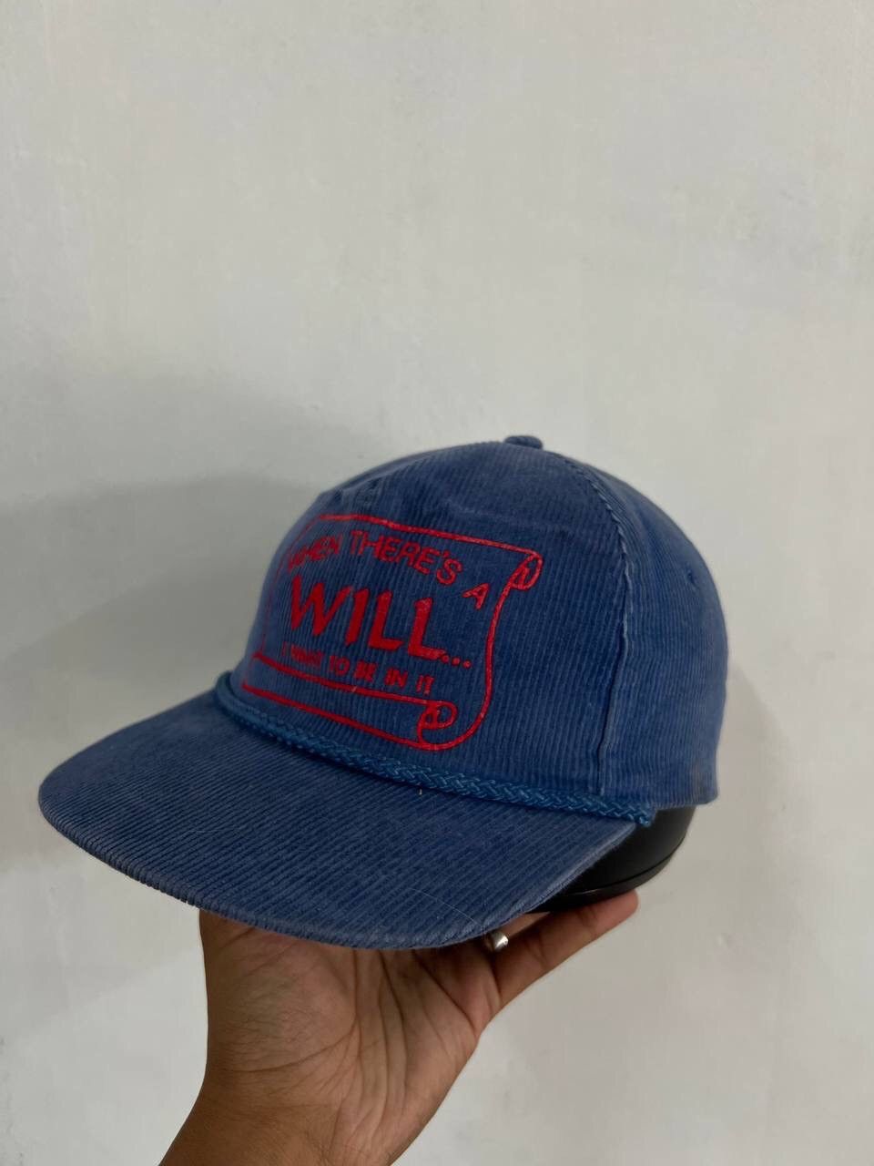 Vintage Vintage When There’s A will Corduroi Hat Size ONE SIZE - 3 Thumbnail