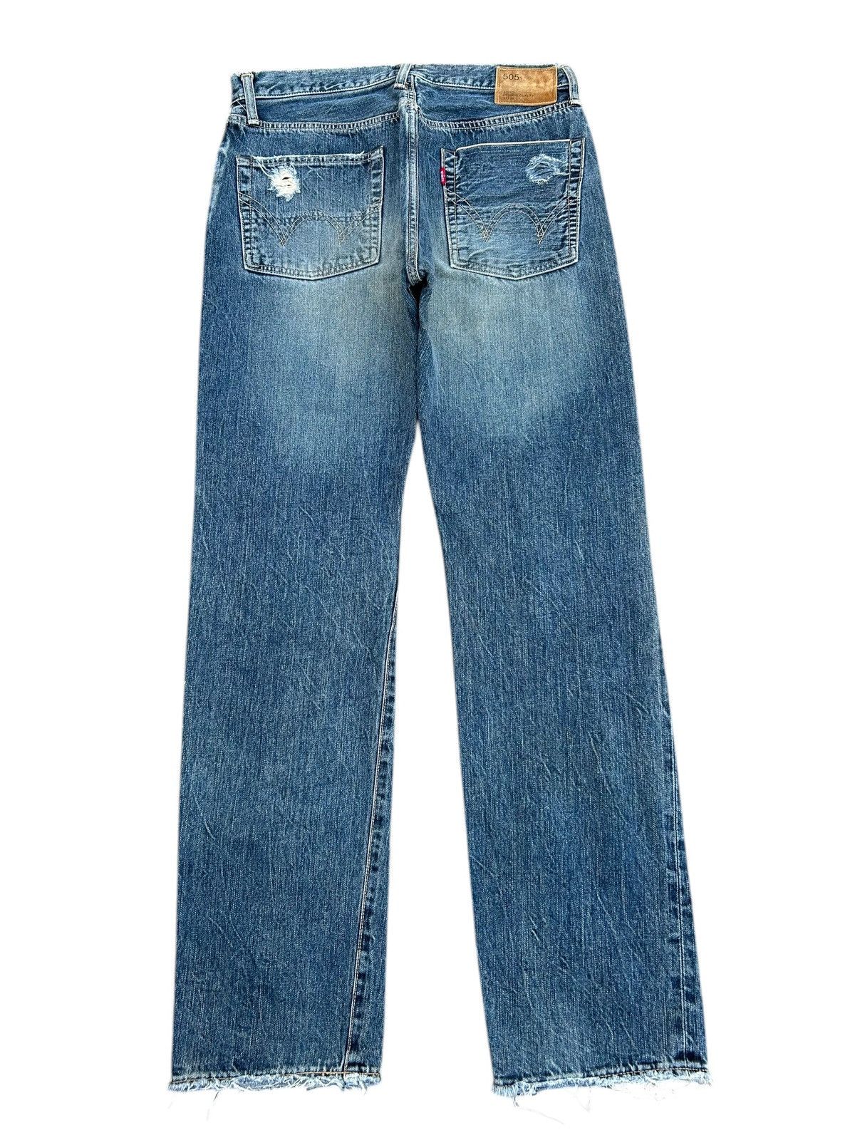 Kapital Vintage Edwin 505 Selvedge Distressed Denim Jeans Size US 33 - 4 Thumbnail