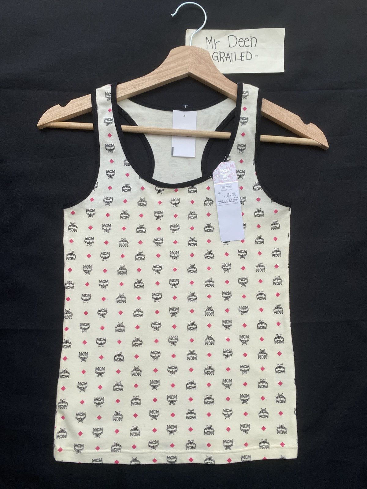 MCM Rare MCM Logos Sleeveless Top Size M / US 6-8 / IT 42-44 - 2 Thumbnail