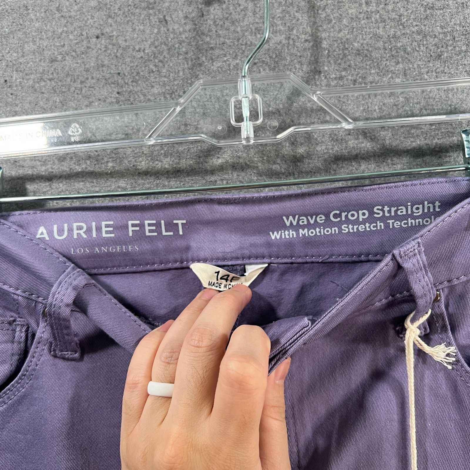 Other Laurie Felt Petite Wave Denim 5-Pocket Crop Straight Size 36" / US 14 / IT 50 - 3 Thumbnail