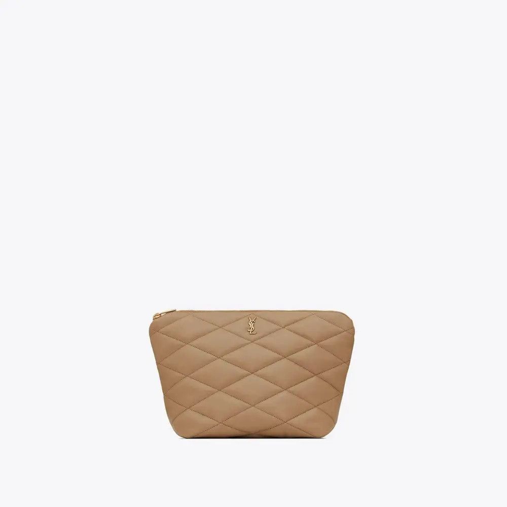 Saint Laurent Paris o1tp1o0125 Size: OS/Sade Clutch in Brown Size ONE SIZE - 1 Thumbnail