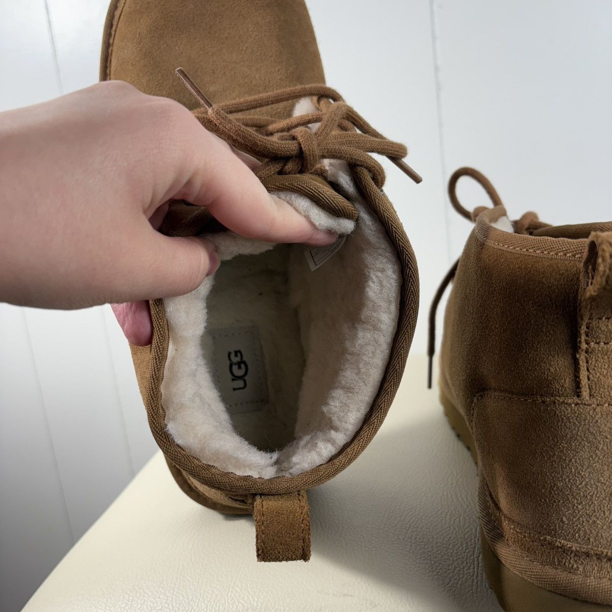 Ugg UGG Men's Neumel Brown Suede Ankle Slipper Boots Size 13 Size US 13 / EU 46 - 7 Thumbnail