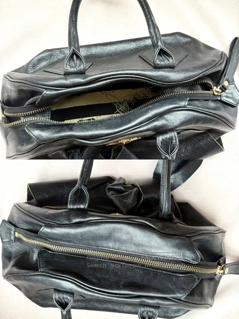 Vivienne Westwood Vivienne Westwood size os Vintage black bow waxed leather w Size ONE SIZE - 6 Thumbnail