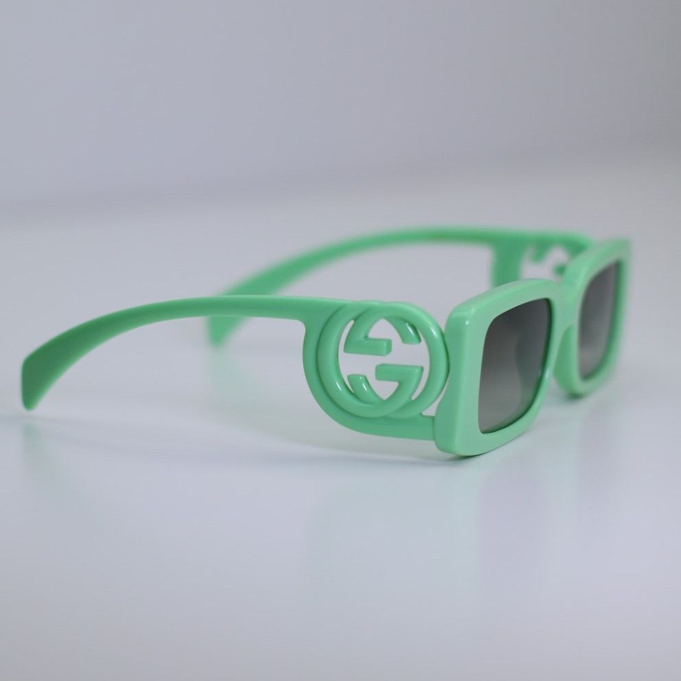 Gucci NEW Gucci Sunglasses GG1325S 004 Green / Green Gradient Size ONE SIZE - 6 Thumbnail