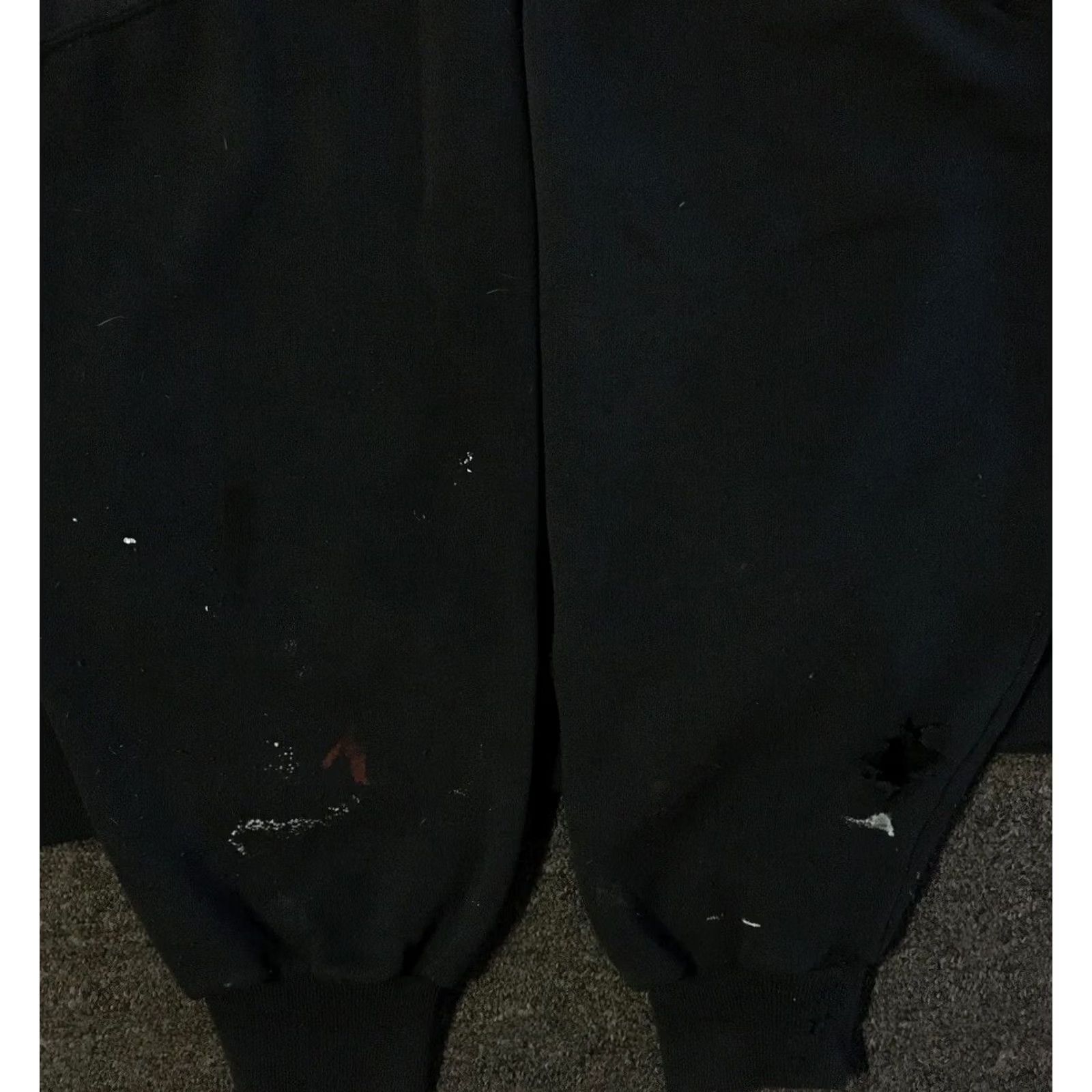 Fruit Of The Loom VINTAGE Fruit of the Loom Sweatshirt XL Black Distressed Paint Grunge Surf Skate Punk 80s Mens Size US XL / EU 56 / 4 - 3 Thumbnail