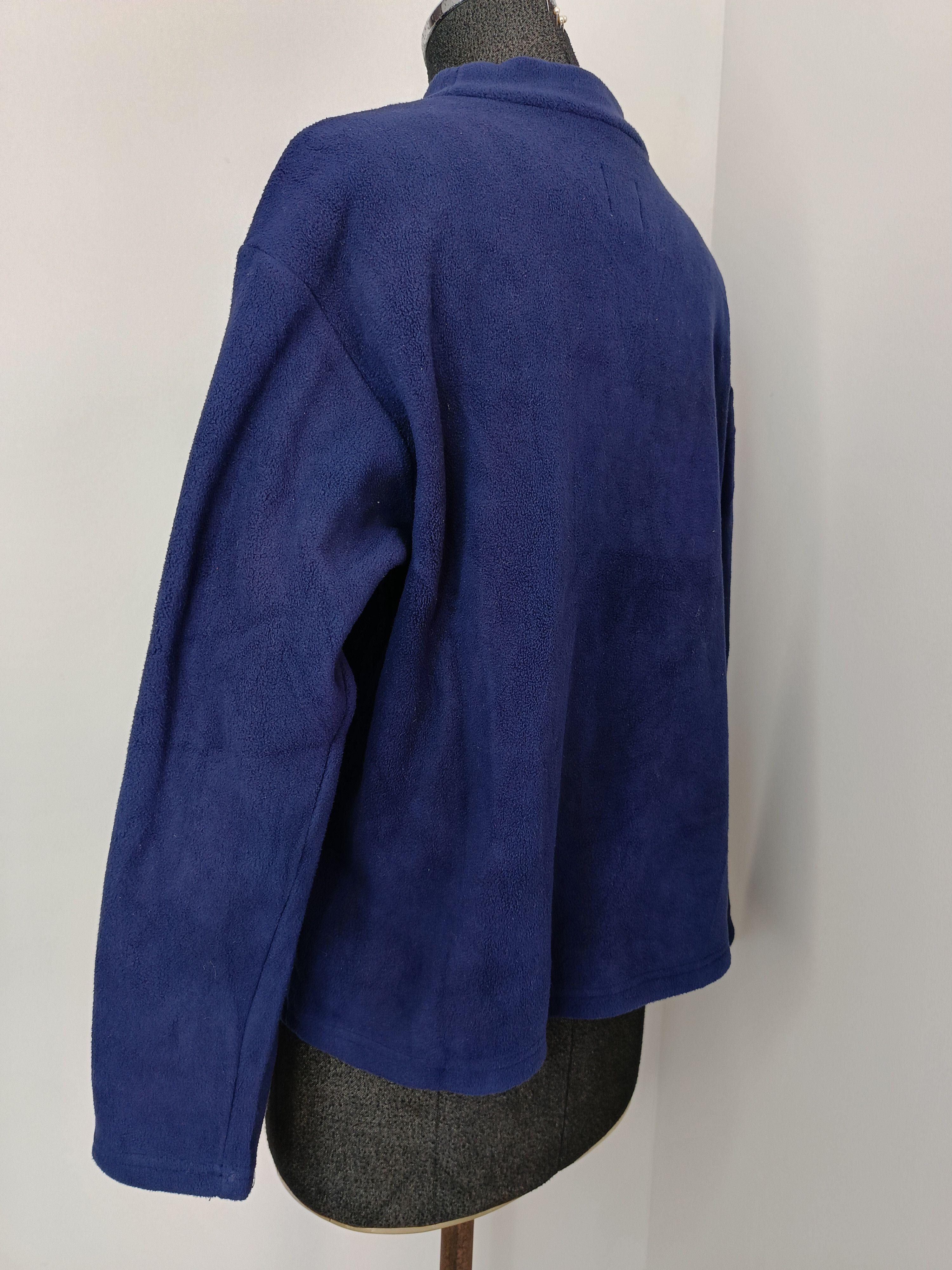 HAI sporting gear by Issey Miyake Japan indigo poly sweater